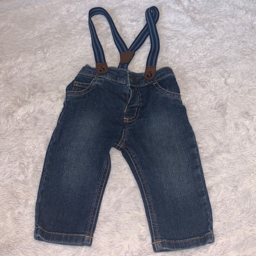 Carter’s jean suspenders 6 months